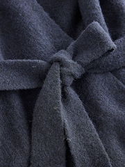 Lipsy Navy Soft Touch Belted Fringe Cape Poncho - Image 7 of 7