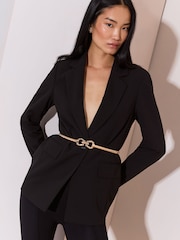 Lipsy Gold Snaffle Buckle Slinky Belt - Image 1 of 7