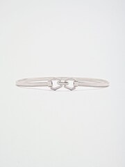 Lipsy Silver Snaffle Buckle Slinky Belt - Image 4 of 6