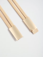 Lipsy Gold Double Slinky Ocassion Waist Belt - Image 6 of 7