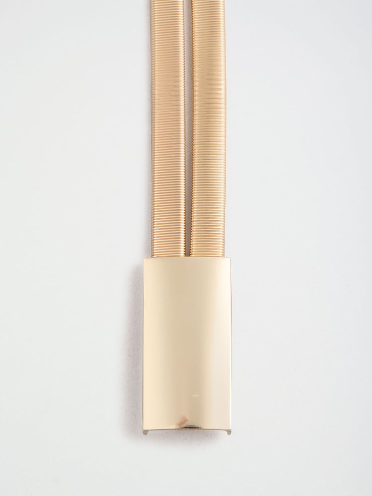Lipsy Gold Double Slinky Ocassion Waist Belt - Image 7 of 7 Lipsy Gold Double Slinky Ocassion Waist Belt - Image 7 of 7