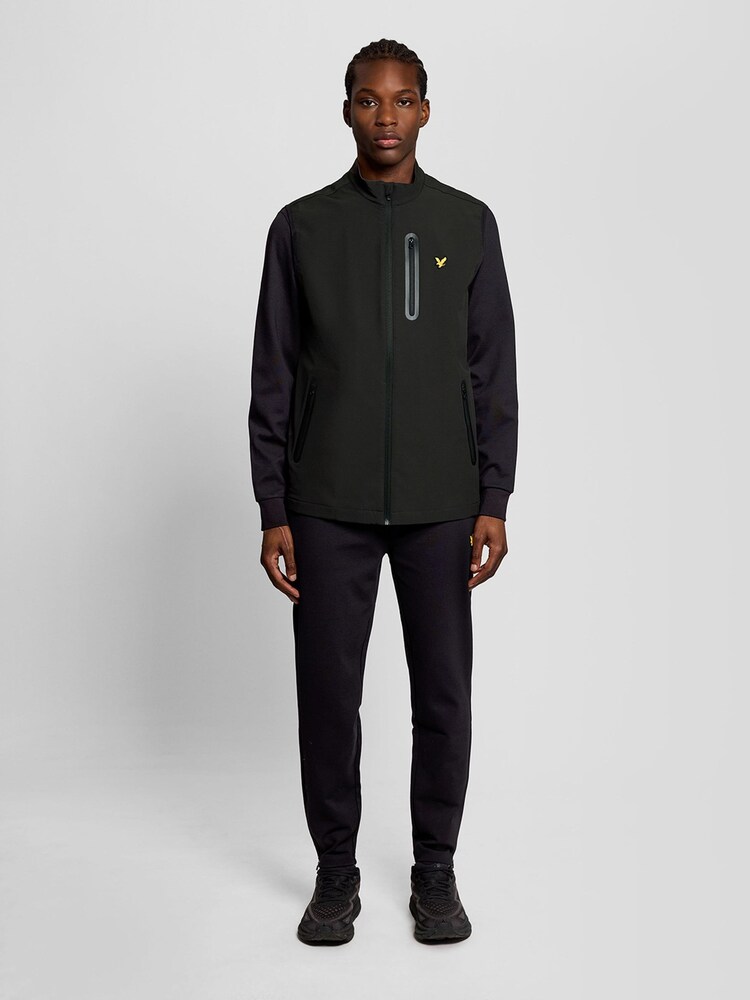 Lyle & Scott Black Branded Gilet - Image 2 of 6