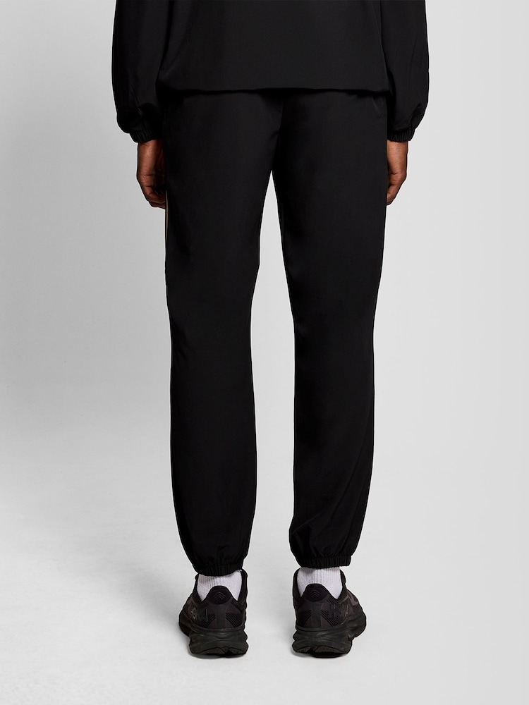 Lyle & Scott Black Striped Trackies Trousers - Image 2 of 6 Lyle & Scott Black Striped Trackies Trousers - Image 2 of 6