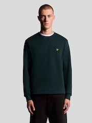 Lyle & Scott Dark Green Crew Neck Sweatshirt - Image 1 of 6