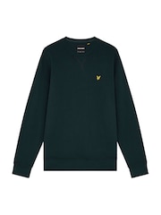 Lyle & Scott Dark Green Crew Neck Sweatshirt - Image 6 of 6