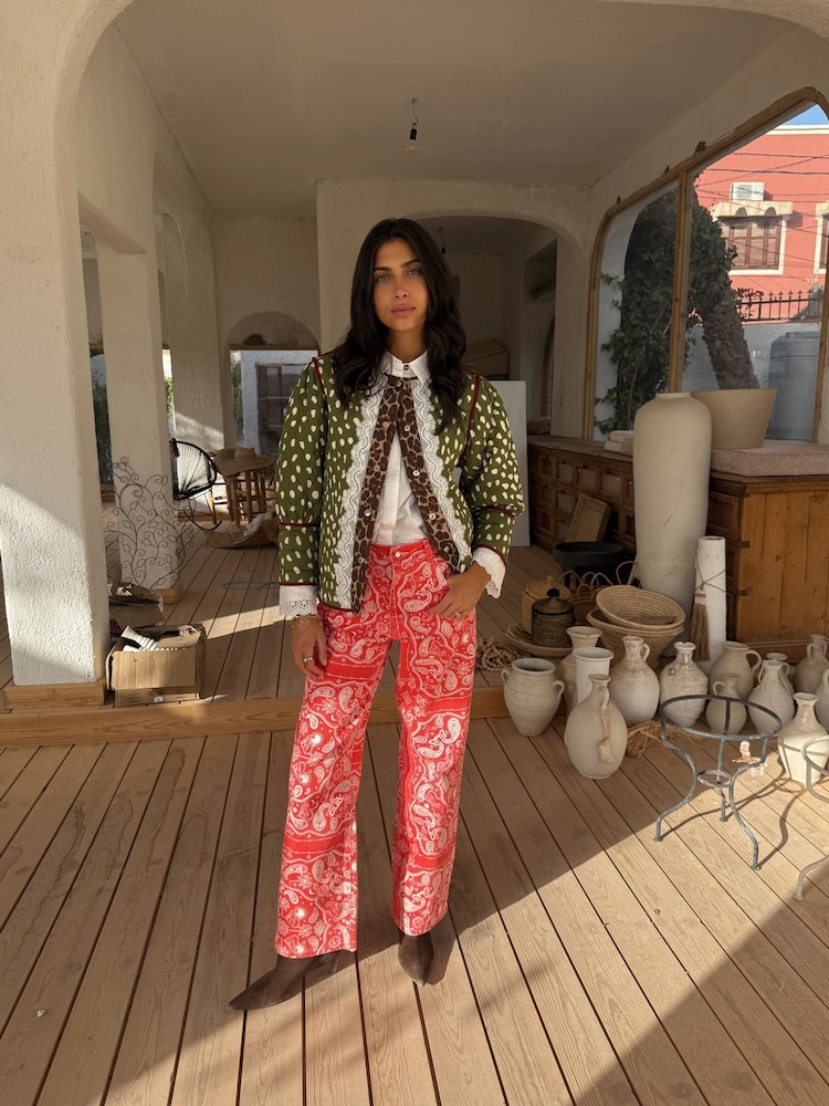 Never Fully Dressed Green Dallas Reversible Jacket - Image 1 of 4