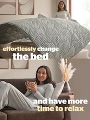 Silentnight Summer Breeze Gingham Coverless Duvet - 4.5 Tog - Image 3 of 9