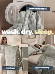 Silentnight Summer Breeze Gingham Coverless Duvet - 4.5 Tog - Image 4 of 9