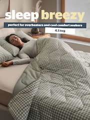 Silentnight Summer Breeze Gingham Coverless Duvet - 4.5 Tog - Image 5 of 9