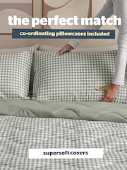 Silentnight Summer Breeze Gingham Coverless Duvet - 4.5 Tog - Image 6 of 9