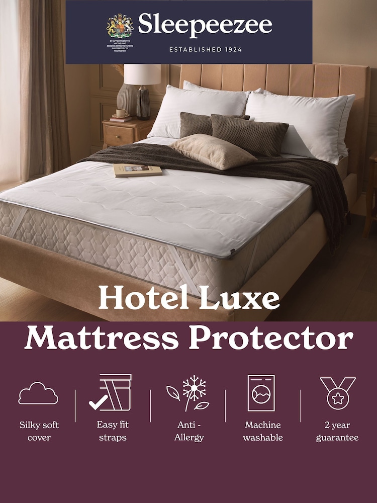 Sleepeezee Hotel Luxe Quilted Mattress Protector - Image 10 of 10