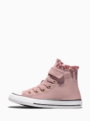 Converse Pink Chuck Taylor All Star Frills High Trainers - Image 2 of 6