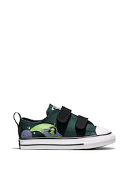 Converse Green Chuck Taylor All Star Alien UFO Low Top Trainers - Image 1 of 6
