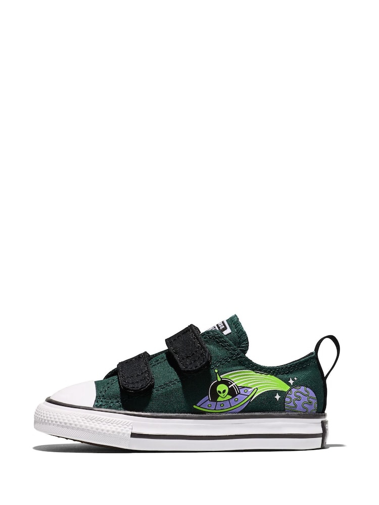 Converse Green Chuck Taylor All Star Alien UFO Low Top Trainers - Image 2 of 6 Converse Green Chuck Taylor All Star Alien UFO Low Top Trainers - Image 2 of 6