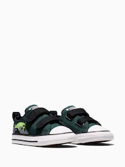 Converse Green Chuck Taylor All Star Alien UFO Low Top Trainers - Image 5 of 6