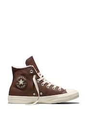 Converse Chuck Taylor Cozy Leather High Trainers - Bild 1 von 7