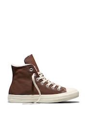 Converse Chuck Taylor Cozy Leather High Trainers - Bild 3 von 7