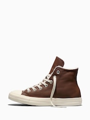 Converse Chuck Taylor Cozy Leather High Trainers - Bild 4 von 7