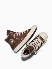 Converse Chuck Taylor Cozy Leather High Trainers - Bild 5 von 7