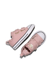 Converse Pink Chuck Taylor All Star Ruffles Low Trainers - Image 4 of 7