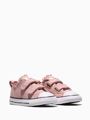 Converse Pink Chuck Taylor All Star Ruffles Low Trainers - Image 6 of 7