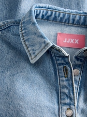 JJXX Short Sleeve Denim Dress - Attēls 4 no 5