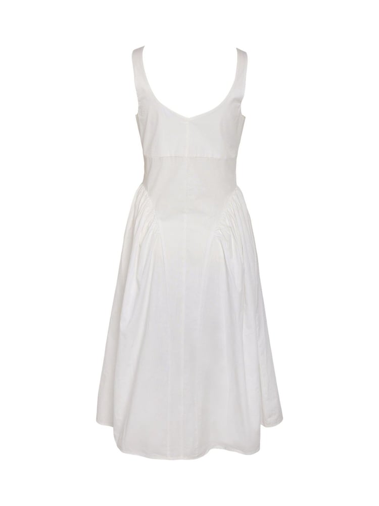 NOISY MAY Strap Midi Poplin Dress - Imaginea 6 din 6