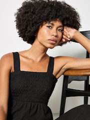 Apricot Black Wide-Leg Jersey Jumpsuit - Image 2 of 5