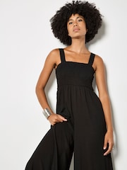 Apricot Black Wide-Leg Jersey Jumpsuit - Image 4 of 5