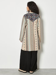 Apricot Natural Boho Tapestry Jacket - Image 2 of 4