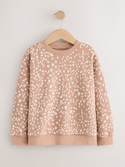 Braunes Reh - Gemütliches, geripptes Oversize-Sweatshirt (3 – 16 Jahre) - Bild 5 von 8