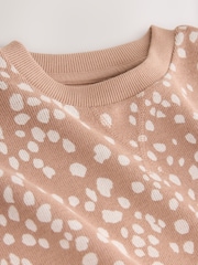 Braunes Reh - Gemütliches, geripptes Oversize-Sweatshirt (3 – 16 Jahre) - Bild 7 von 8