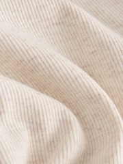 Oatmeal Fitted Long Sleeve Rib Top (3-16yrs) - Image 7 of 7