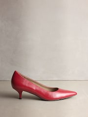 Կարմիր - N. Premium Leather Kitten Heels - Պատկեր 1 9-ից