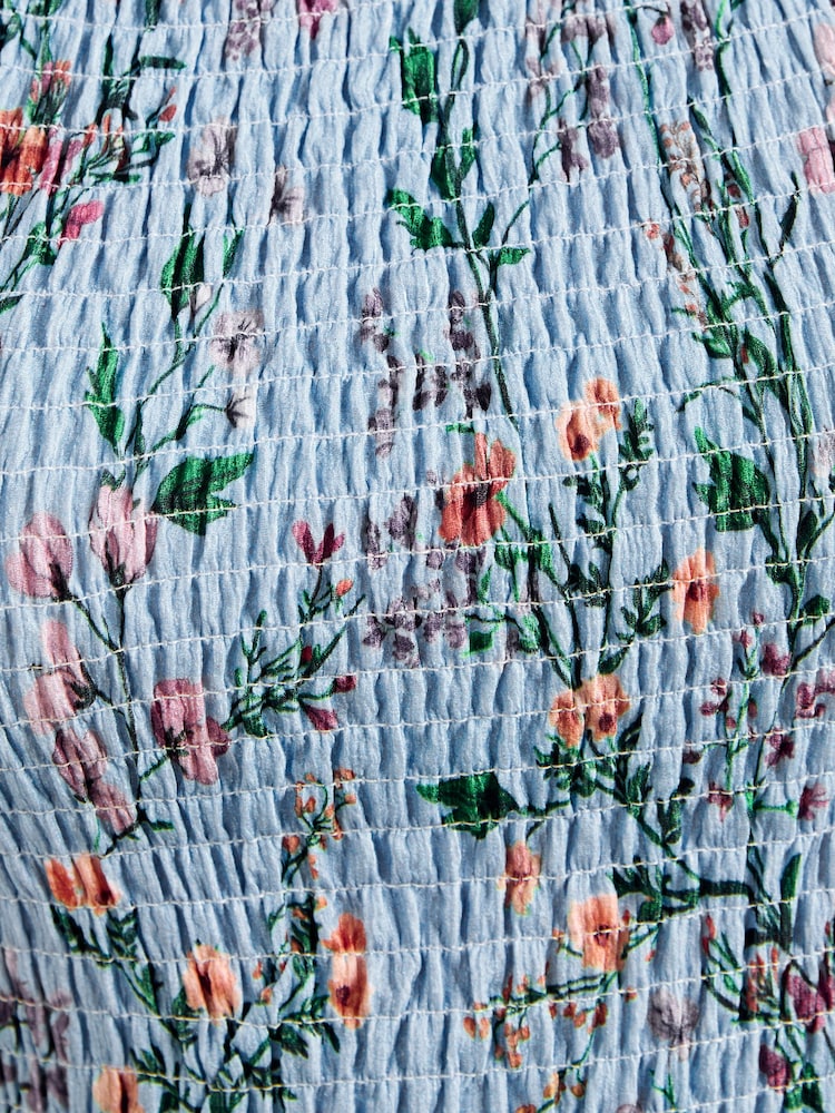 Friends Like These Light Blue Crinkle Print Cami Top - Image 2 of 6