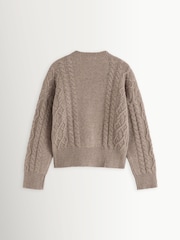 Weekend MaxMara Brown Alben Knit Jumper - Image 2 of 5