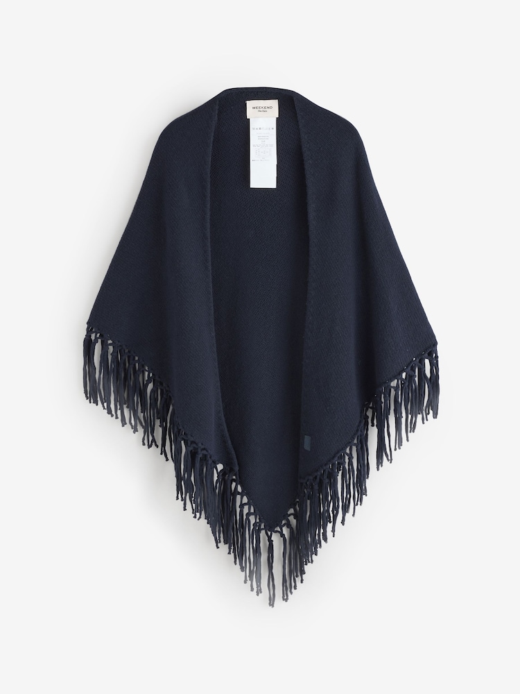 Weekend MaxMara Blue Tornado Knitted-Jersey Scarf - Image 1 of 5 Weekend MaxMara Blue Tornado Knitted-Jersey Scarf - Image 1 of 5