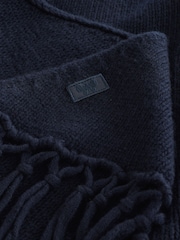 Weekend MaxMara Blue Tornado Knitted-Jersey Scarf - Image 3 of 5