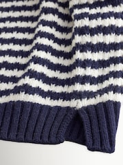 Weekend MaxMara Blue Spiga Striped Cardigan - Image 9 of 10