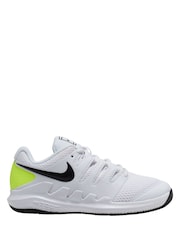 Nike White Volt NikeCourt Junior Vapor X Little/Tennis Trainers - Image 1 of 7