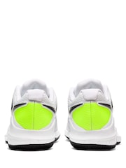 Nike White Volt NikeCourt Junior Vapor X Little/Tennis Trainers - Image 5 of 7