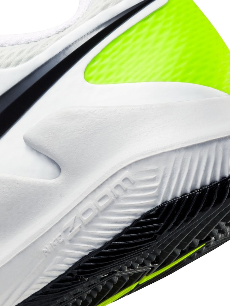 Nike White Volt NikeCourt Junior Vapor X Little/Tennis Trainers - Image 7 of 7 Nike White Volt NikeCourt Junior Vapor X Little/Tennis Trainers - Image 7 of 7
