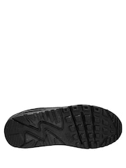 Nike Black Youth Air Max 90 Trainers - Image 3 of 3