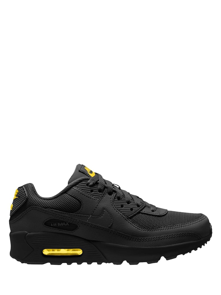 Nike Black Yellow Youth Air Max 90 Trainers - Image 1 of 3 Nike Black Yellow Youth Air Max 90 Trainers - Image 1 of 3