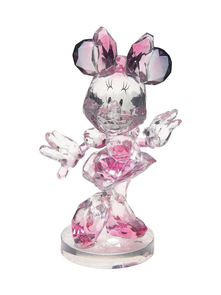 Disney Pink Minnie Mouse Facet Acrylic Figurine - Image 3 of 3