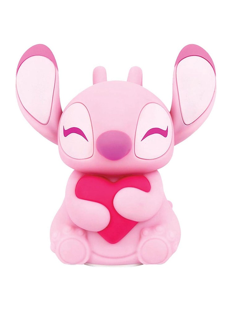 Disney Pink Angel with Heart Light-Up Figurine - Image 2 of 2 Disney Pink Angel with Heart Light-Up Figurine - Image 2 of 2