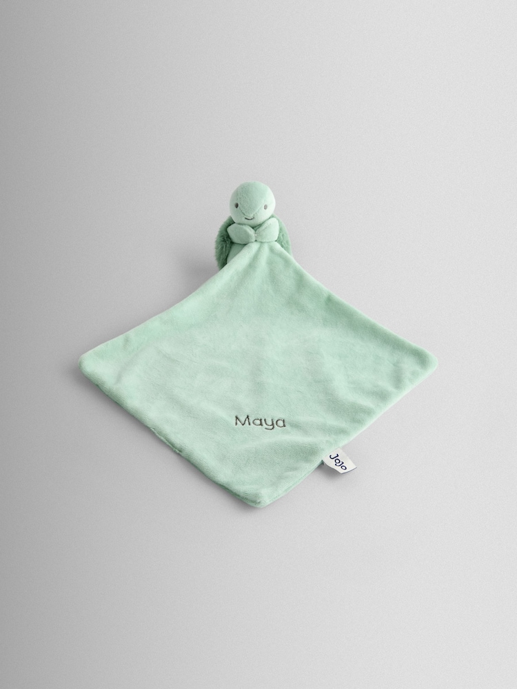 JoJo Maman Bébé Toto Turtle Personalised Plush Comforter - Image 1 of 4