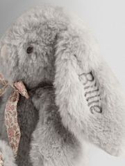 JoJo Maman Bébé Floral Billie Personalised Floral Billie Bunny Soft Toy Plushie Small - Image 4 of 4