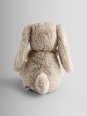 JoJo Maman Bébé Brown Personalised Mummy and Baby Bunny Soft Toy Plushie - Image 3 of 4