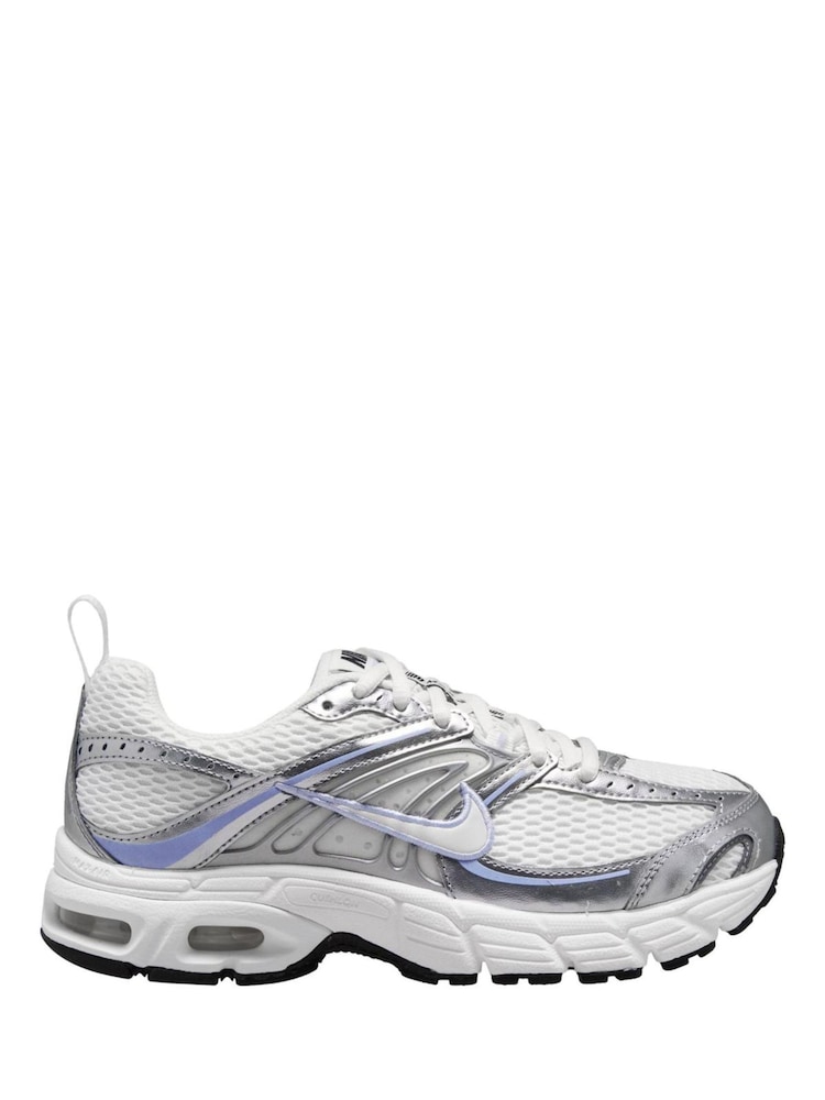 Nike White/Silver Youth Air Max Moto 2K Trainers - Image 1 of 3 Nike White/Silver Youth Air Max Moto 2K Trainers - Image 1 of 3